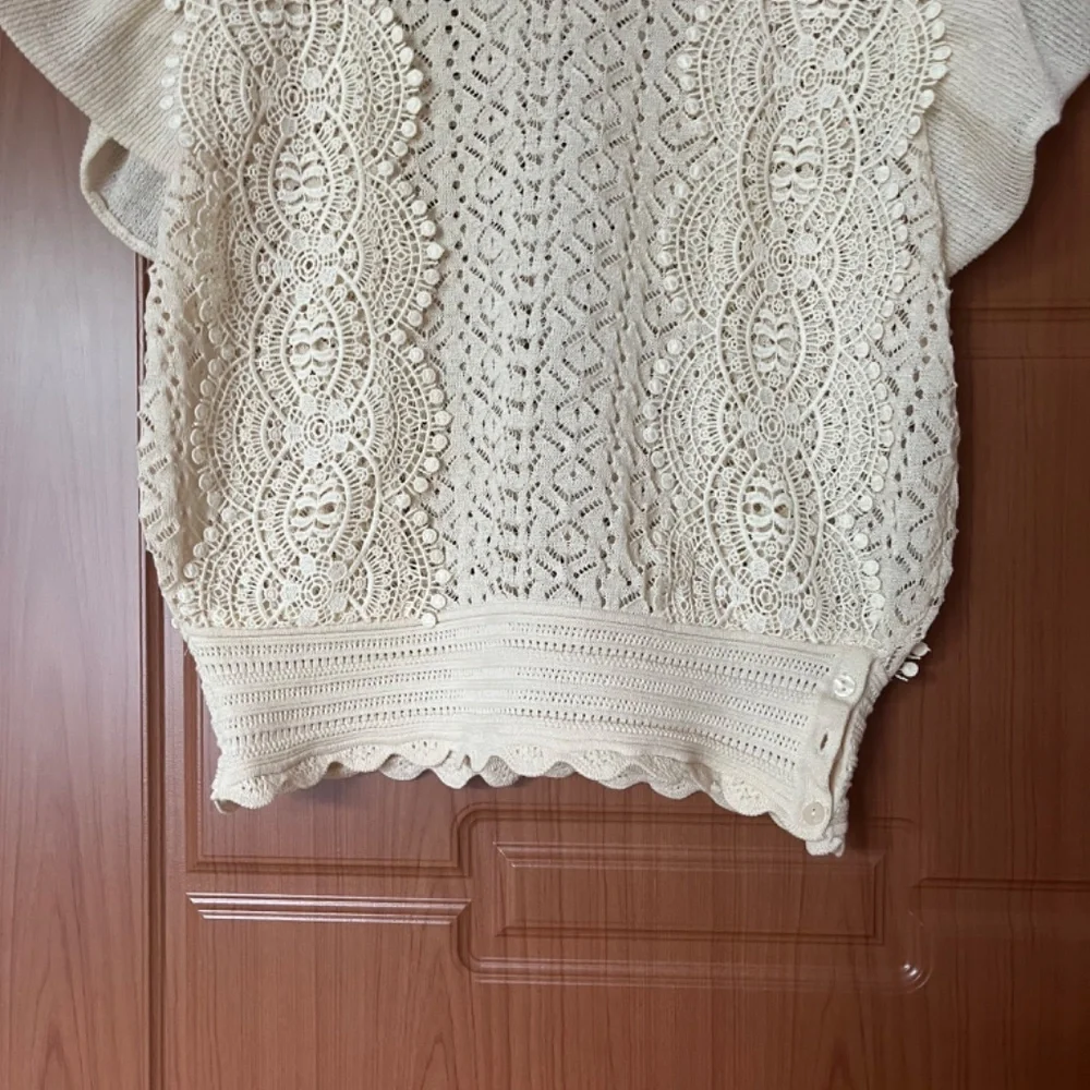 ZARA off white lace top size M - Picture 4 of 6